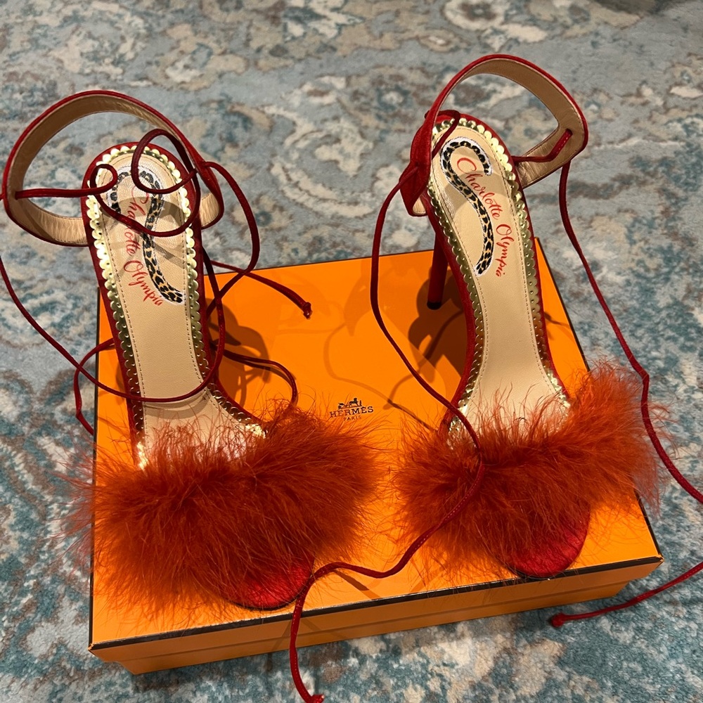 Charlotte Olympia Red Sandals